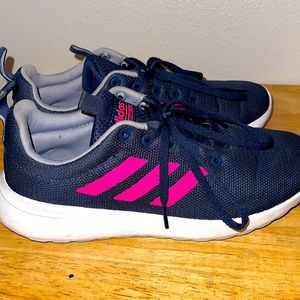 Adidas Youth Blue and Pink 5 1/2 Size
